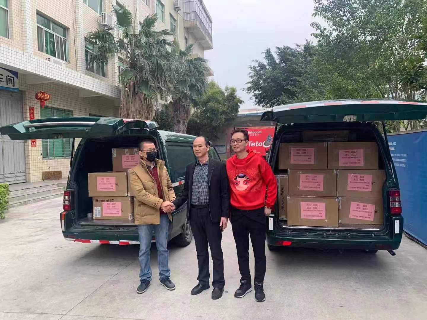 Tetocom Donates Radios to Wuhan against COVID-19